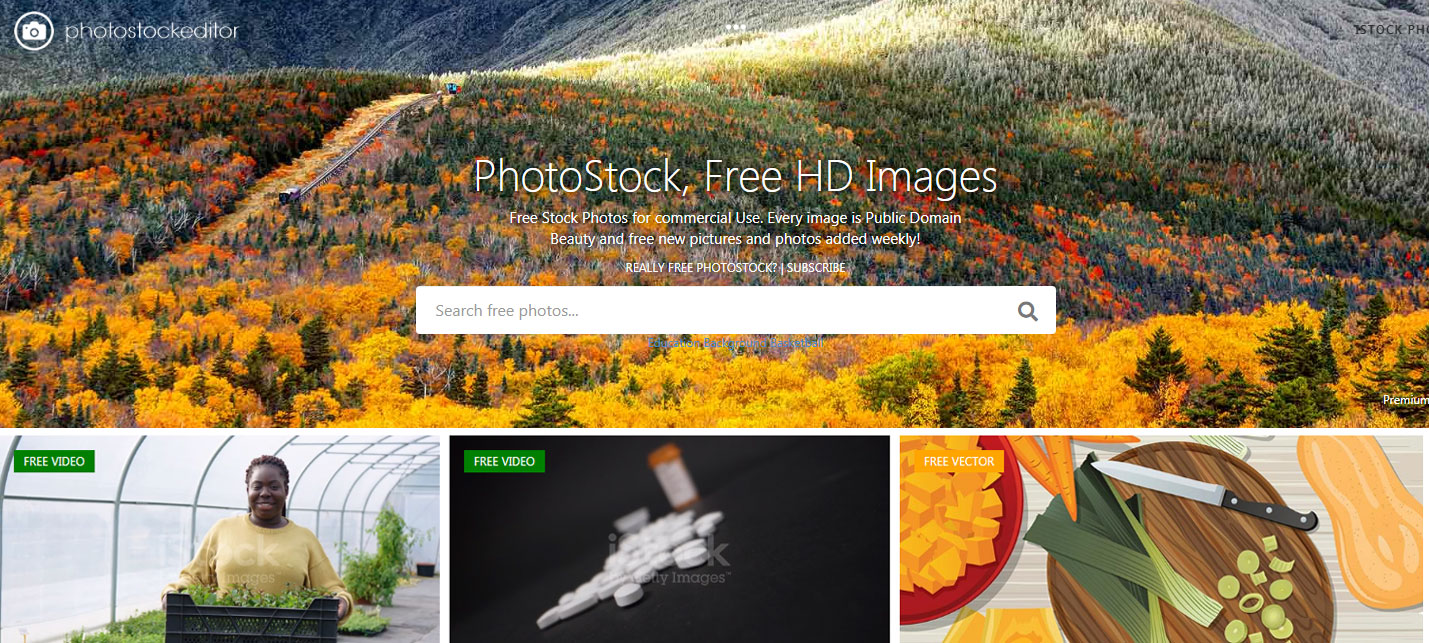 photo stock editor