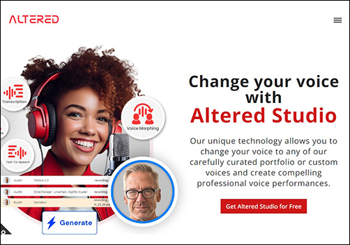 با Altered Studio می توانید صدای خود را با AI در لحظه تغییر دهید.