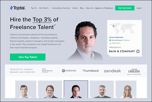 معرفی سایت Toptal به عنوان یکی از بهترین سایت های Freelancing