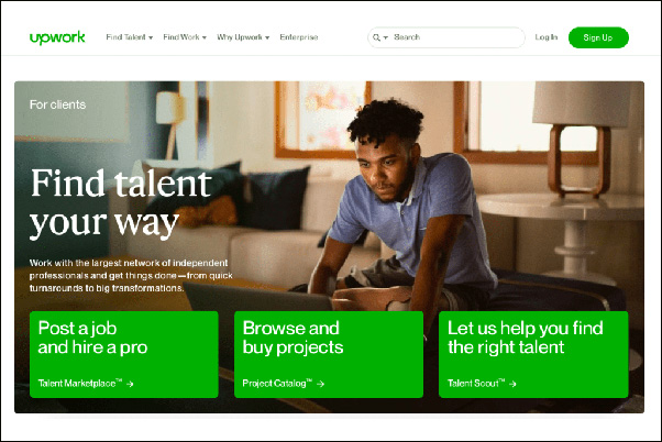 معرفی سایت آپورک Upwork به عنوان یکی از بهترین سایت های فریلنسری خارجی